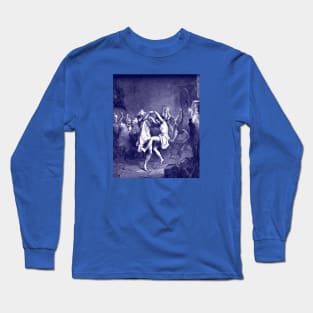 TamOShanter And The Witches Artistic Vector Blue Long Sleeve T-Shirt